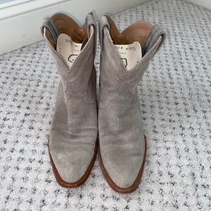 Tecovas The Lucy in Gray Suede Size 7.5